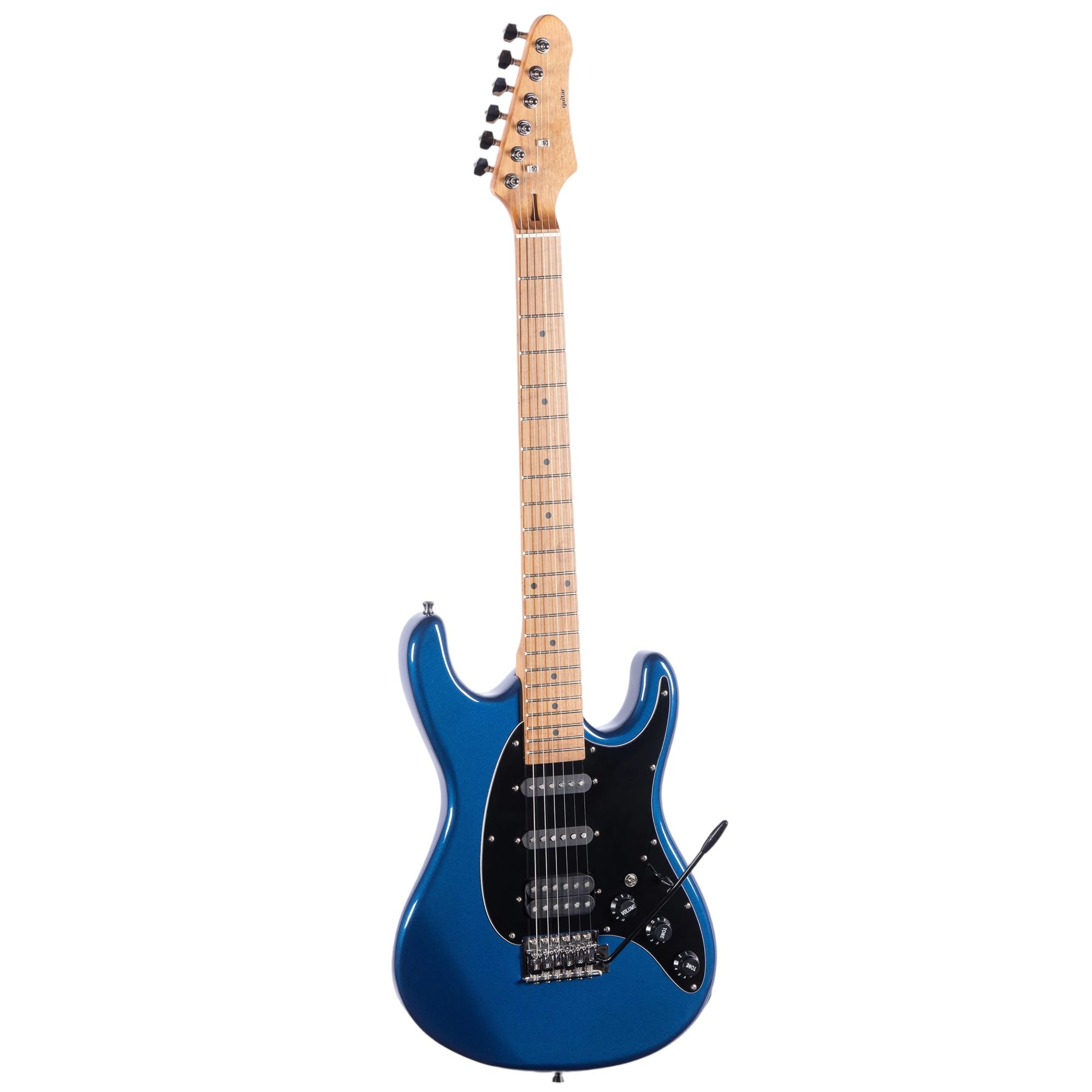 Standard Gitara Elektryczna Jazzowa Gitara Elektryczna Klonowa Podstrunnica Humbucker Pickup Profesjonalna Wydajność Trwała(Type 9 Blue)