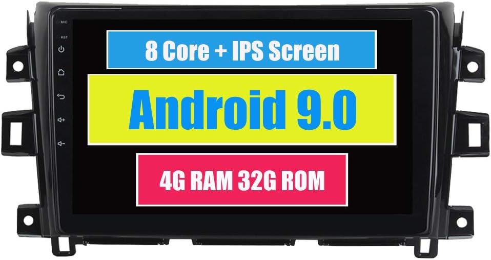 RoverOne Android 8.0 Octa Core For Nissan Navara NP300 2015 2016 2017 In-Dash Navigation with GPS Stereo Radio Bluetooth Mirror Link 10.2 inch Full Touch Screen (With CAN008)