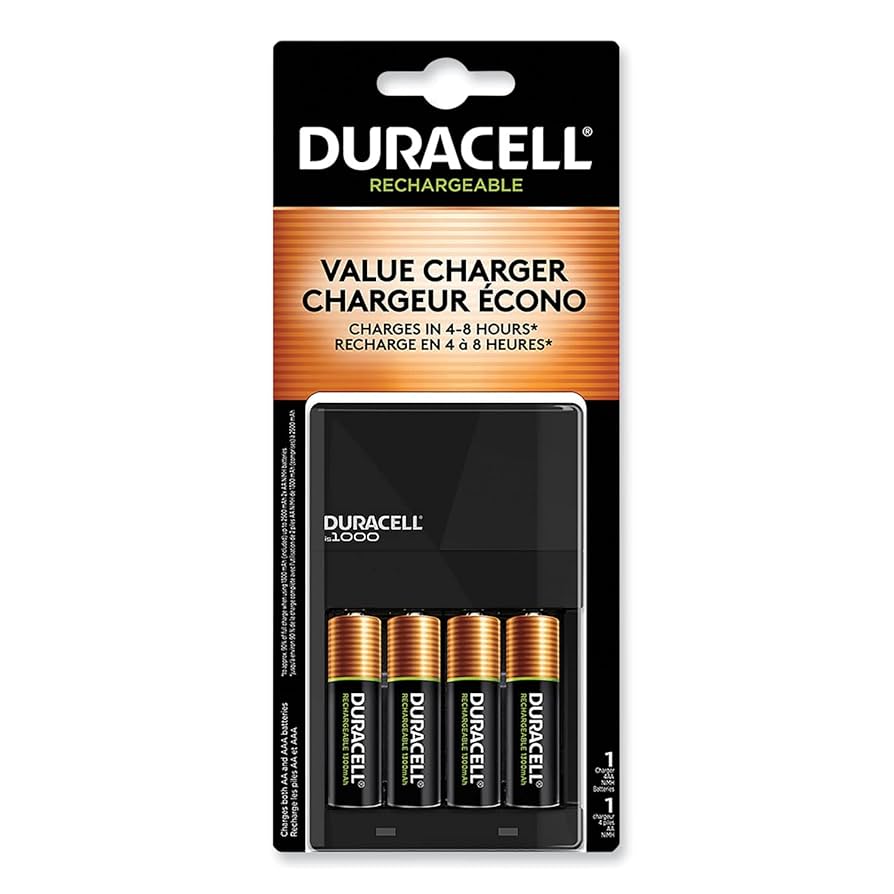 Amazon.co.jp: Duracell 最速バリュー充電器 単3電池4本付き 1
