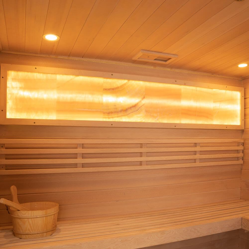 HOME DELUXE - Sauna tradizionale - NEOLA - 200 x 160 x 200 cm - per 5 persone - legno di abete rosso, compreso forno per sauna I sauna a vapore sauna a infusione