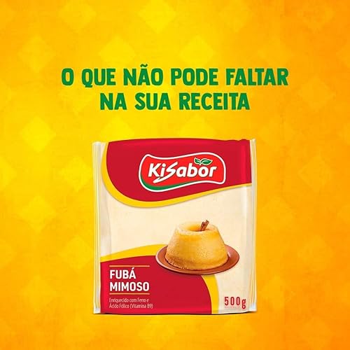KiSabor Fubá Mimoso Kisabor 500 Gramas