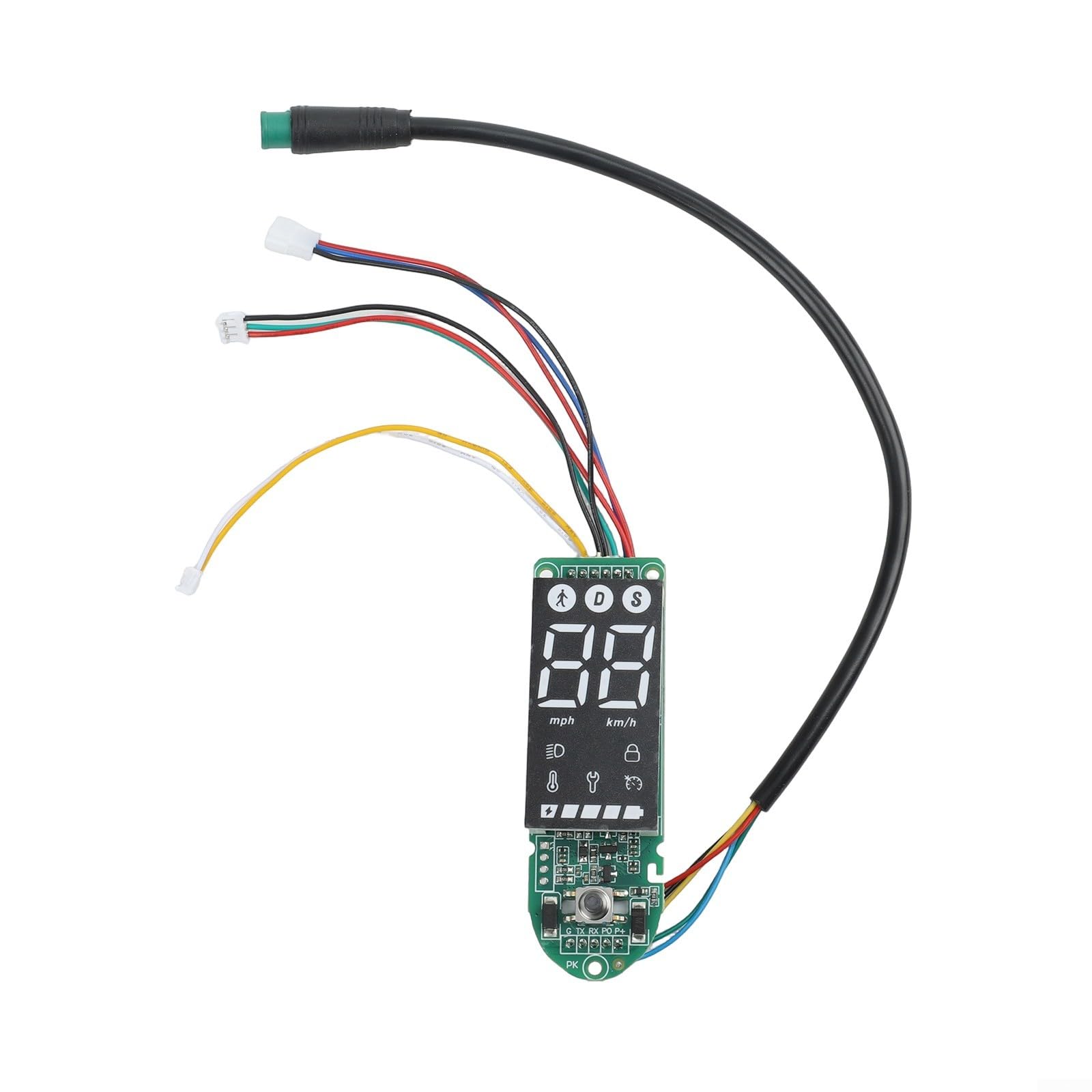 Kivivaka Digital Speedometer Dashboard for Xiaomi Lite Scooter, Accurate Real-Time Display, Wear-Resistant Aluminum Instrument Panel
