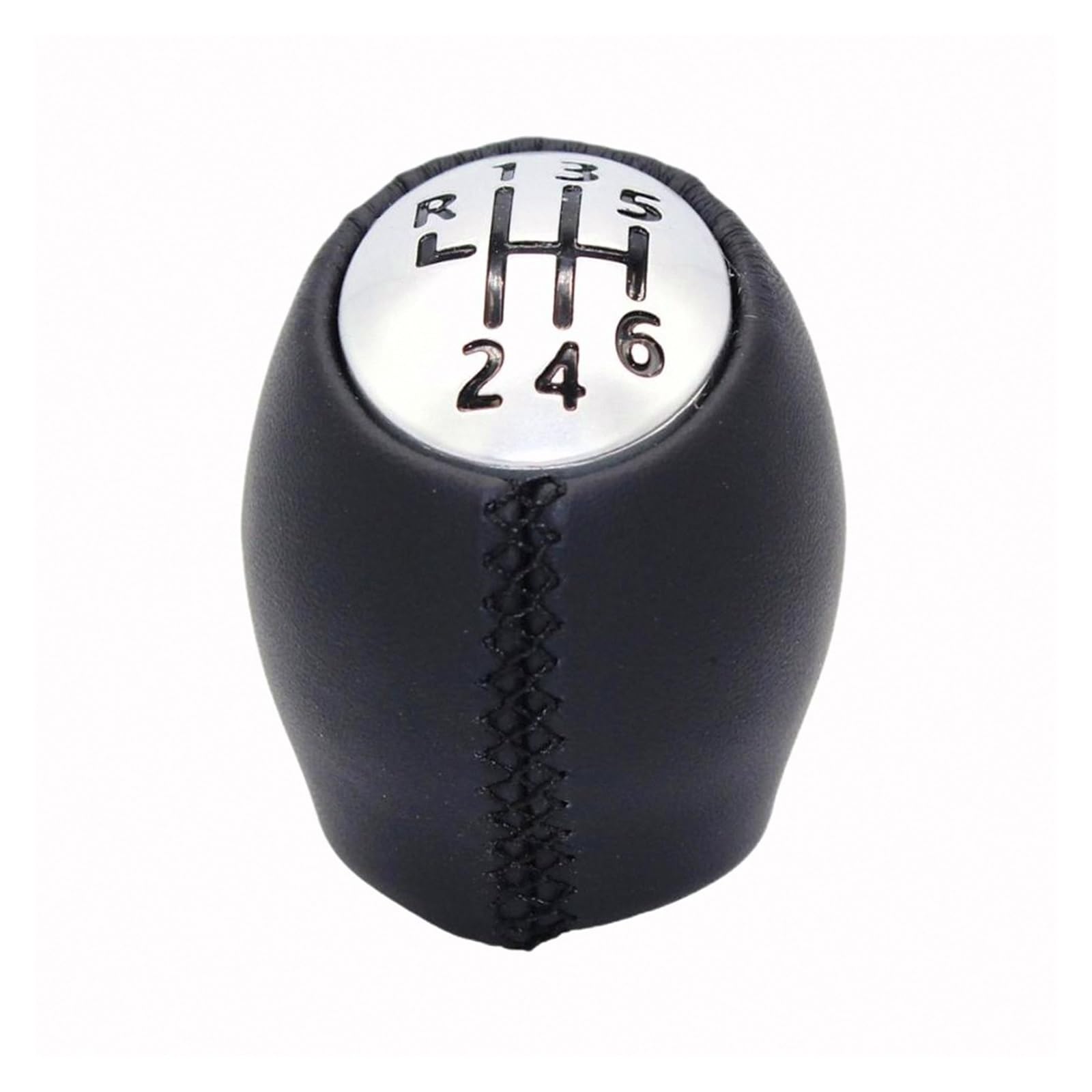 Htvtkrfgrl Leatherblack 6 Speed For Vauxhall For Opel Movano Vivaro For Megane Sporty Shift Lever Knob