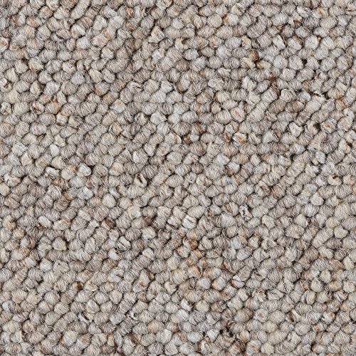 Teppichboden beige Meterware in 500 cm 400 cm 300 cm und 200 cm Breite mit Vliesrücken und...