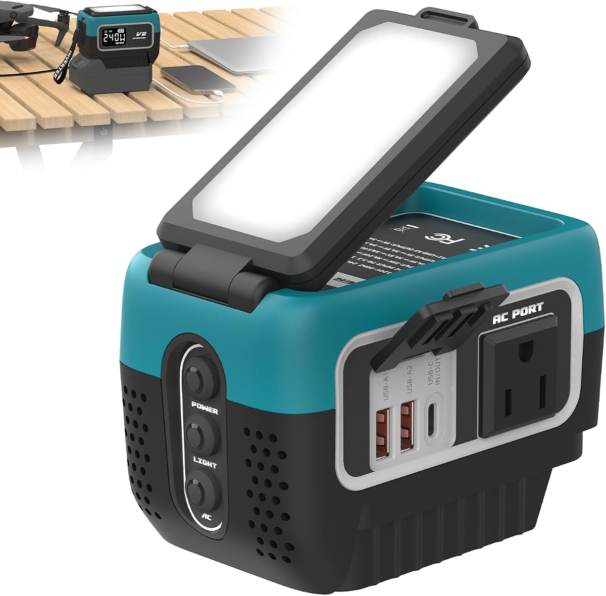 Kzreect 240W Pure Sine Wave Inverter