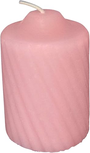 Miniatura 2 de Velas votivas perfumadas con flores silvestres rosas, 15 horas de tiempo de combustión, acabado texturizado, caja de 20