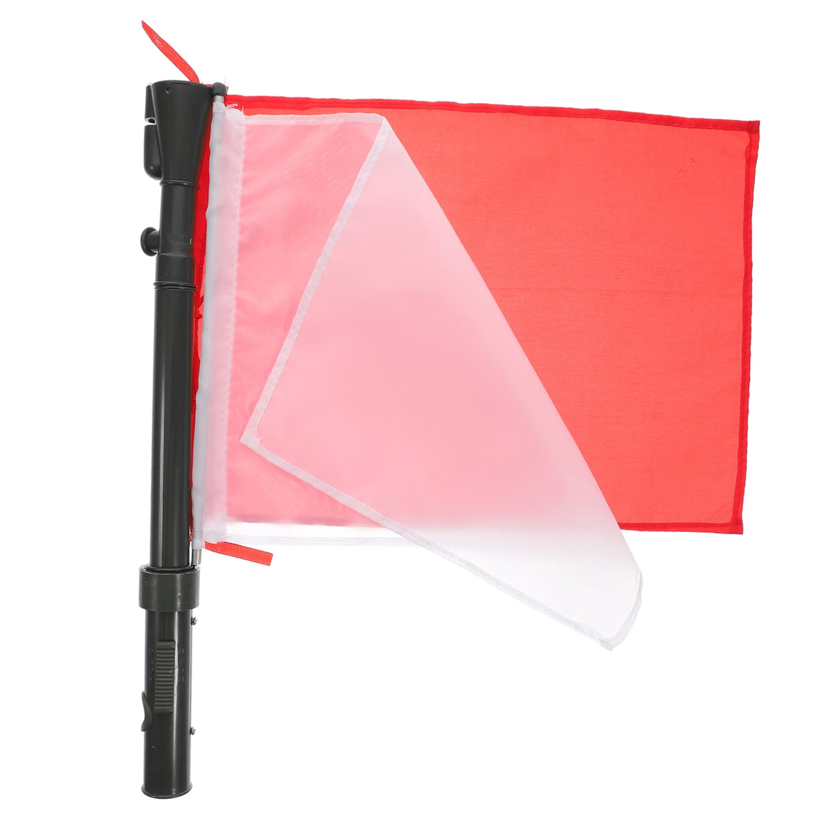 Sosoport Match Referee Flag Double-Sided Waving Flag Horn Flashlight for Sports Events Random Color