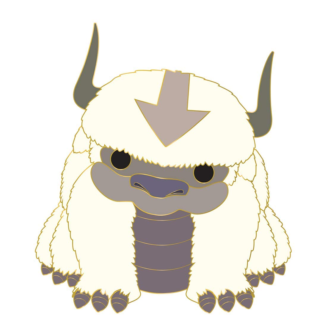 FunkoLoungefly POP! Enamel Pin: Appa - Avatar: the Last Airbender Enamel Pins - Cute Collectable Novelty Brooch - for Backpacks & Bags - Gift Idea - Official Merchandise - Anime Fans