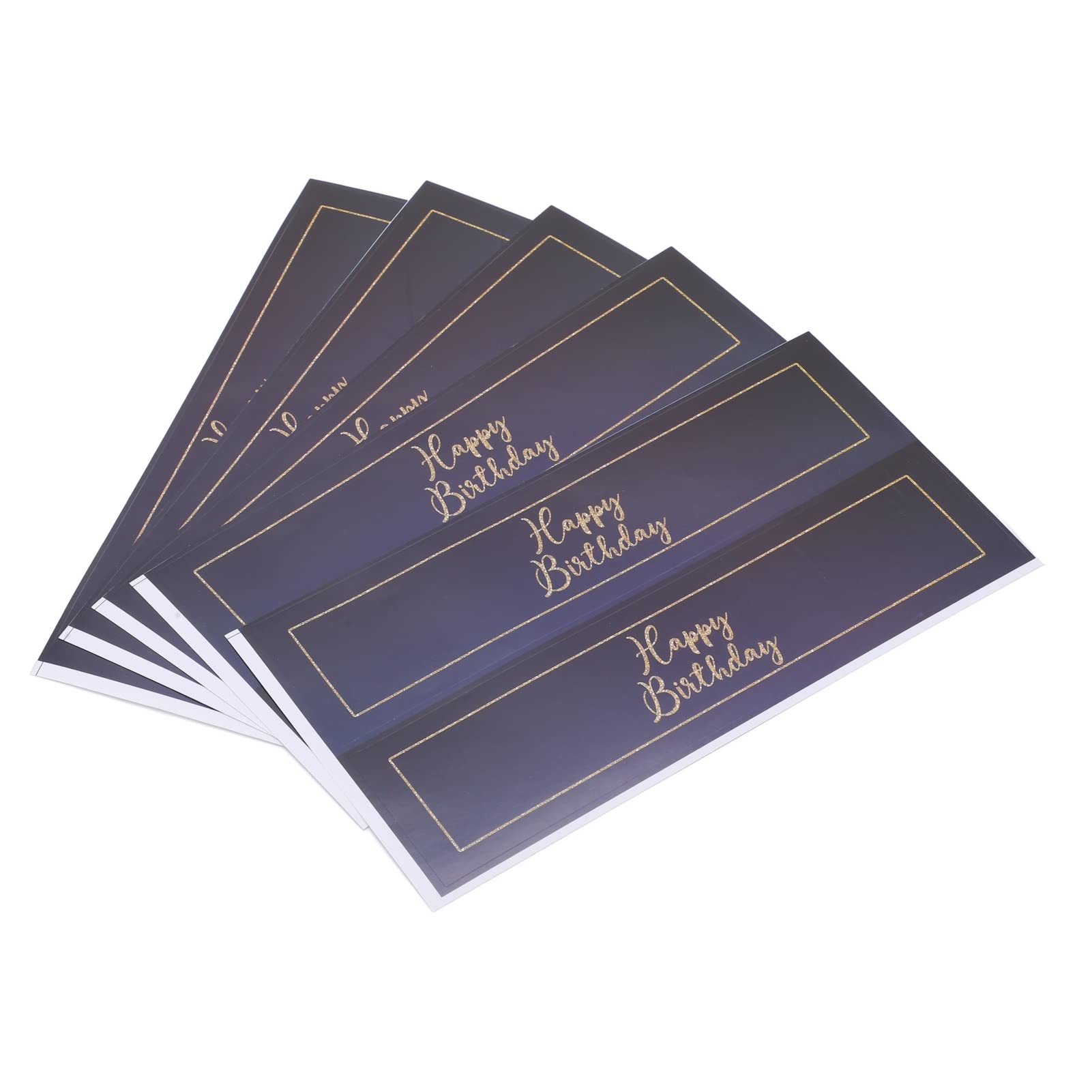 Blue Happy Birthday Water Bottle Labels Self Adhesive Decoration Labels For Student Birthday Party