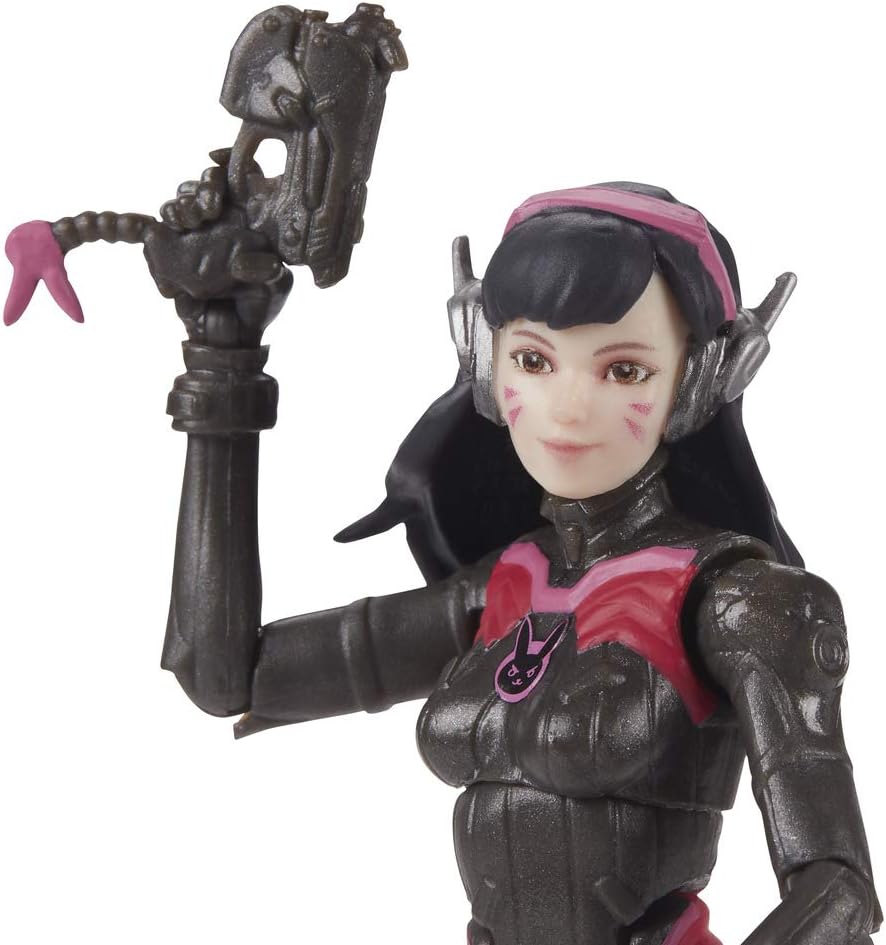 Overwatch Ultimates Series 6-Inch Collectible Carbon Series Action Figure 4-Pack with Genji, Zarya, Pharah, and D. Va – Blizzard Video Game
