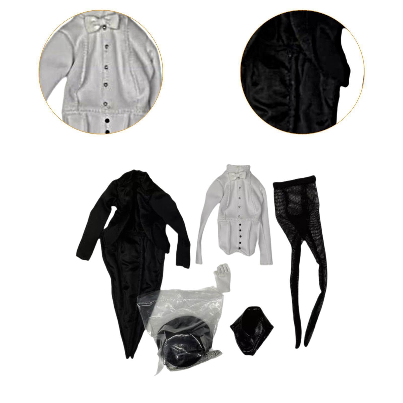 Puppenkleidungsset im Maßstab 1:6 mit luxuriöser Kleidung für Fashionistas und kreative Sammler. Das Puppen Set im Maßstab 1:6 ist für