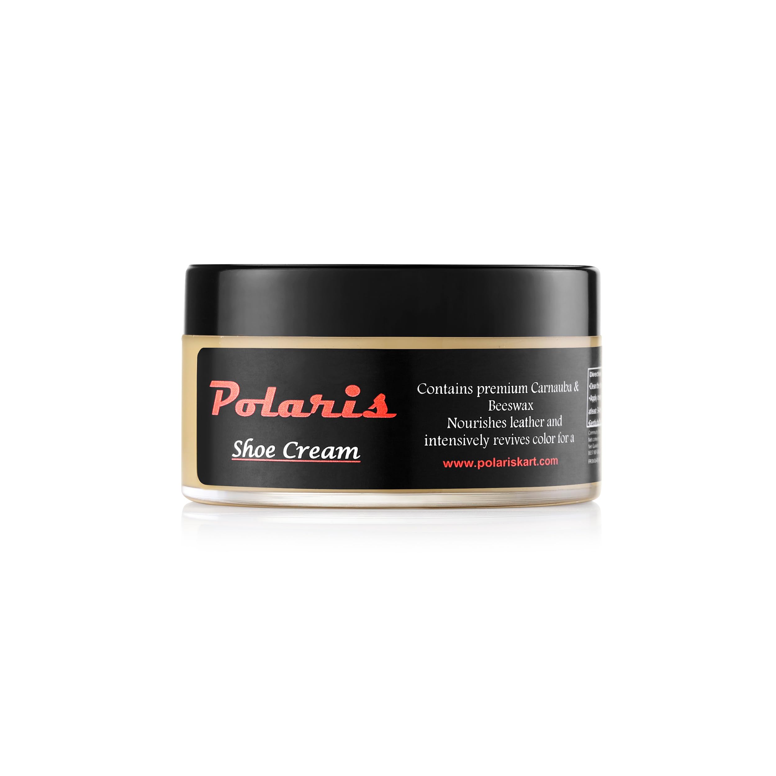 polaris Shoe Cream Light Tan 60gm | Premium Leather Shoe Polish & Shoe Shine Cream | Long Lasting Leather Conditioner Shoes & Shoe Color Restorer for Formal Shoes, Boots, Bags & Belts 3