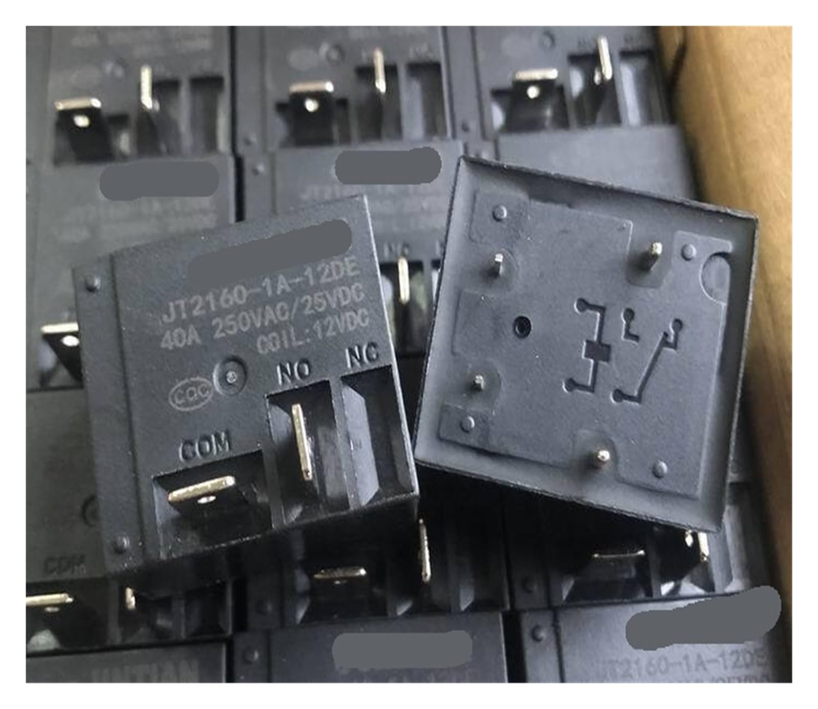 Relé JT2160-1A-12DE 40A de 4 pines con conmutación térmica estable