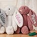 Imagen de Conejo Peluche Personalizado con Nombre Bordado Peluches Personalizados para abrazarlo y Jugar Peluche Conejo Personalizada Suave muñeco Regalos Personalizados para Pascua niños