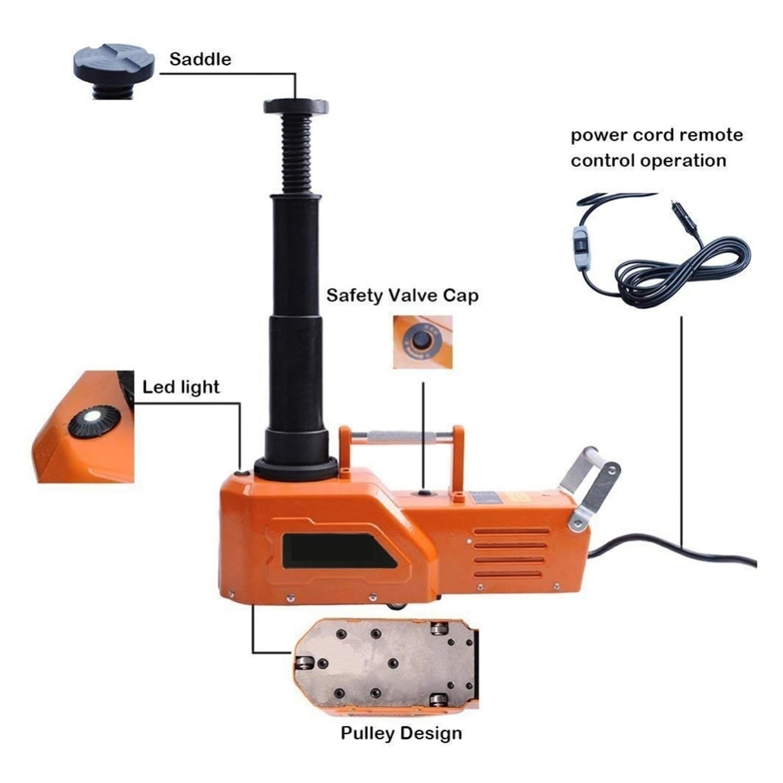 12V 10Ton Elektryczny Podnośnik Samochodowy Podnośniki Samochodowe Hydrauliczny Nadmuchiwany Podłogowy Samochodu Wysokie Podnoszenie