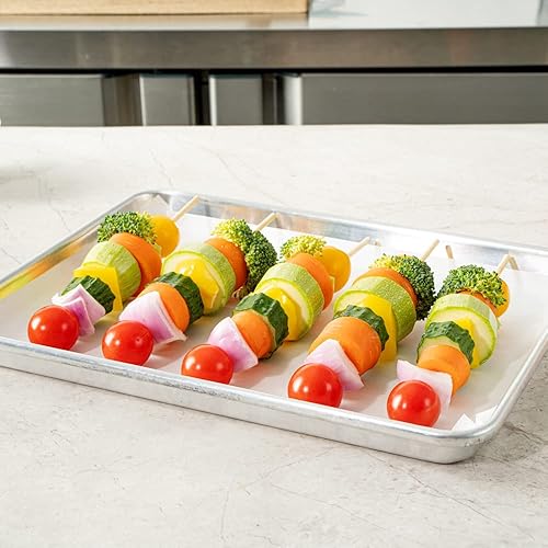 Miniatura 9 de Restaurantware Robata - Pinchos para asar de 8 pulgadas, 1000 pinchos de alta resistencia, pinchos de bambú desechables congelables para verduras,