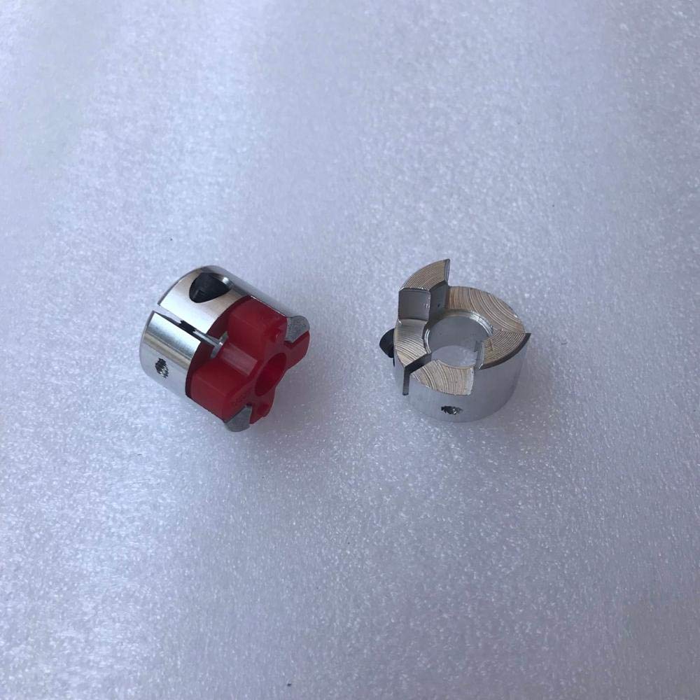 JIYAMI'EN EL-b CNC Motor Plum Blossom Eje de Acoplamiento Elástico D25 L30 8mm a 15mm (Color : 4pcs, Guide Length : 5x14)