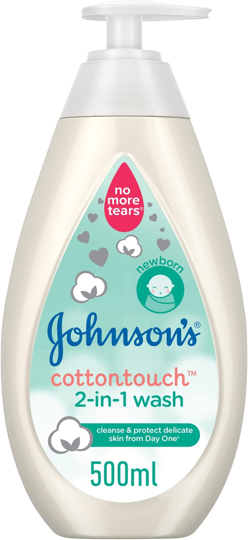 Johnson's Cottontouch 2 In 1 Wash 500ml