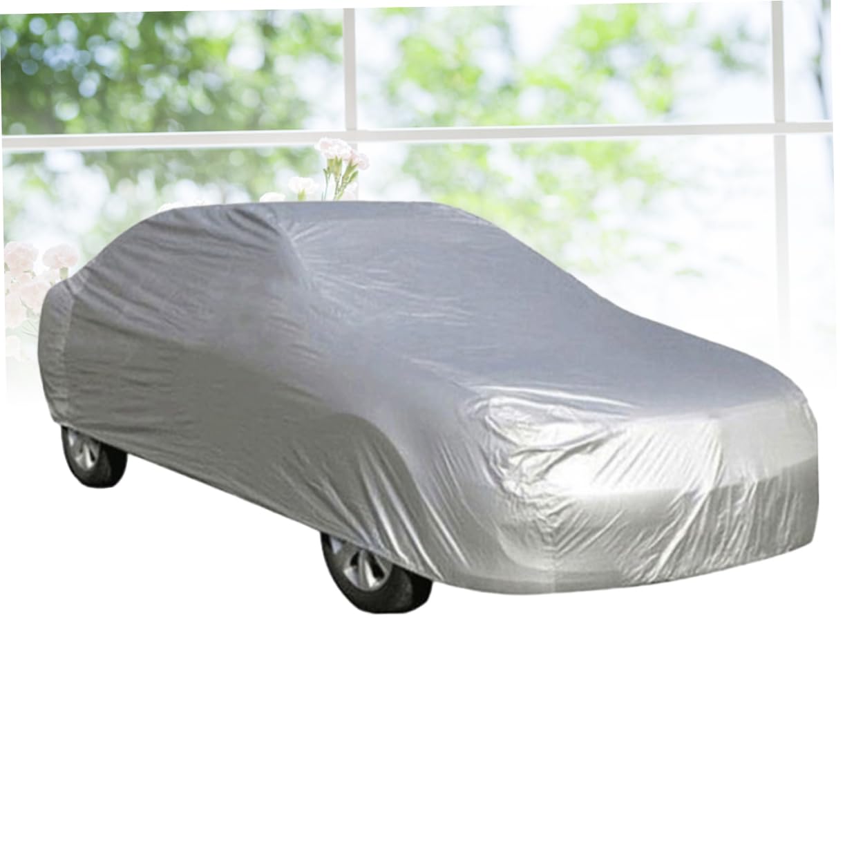 BELLIFFY SUV Cover Waterproof Car Jacket Universal Car Sunscreen Cover for Outdoor Indoor Protection — view 3