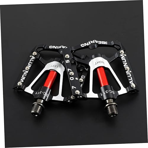Miniatura 9 de Yardwe 3 Pairs Bicycle Pedal Bike Pedal MTB Flat Platform Cycling Pedal Cleats Pedal Bike Shoes Cleats Footrest Bike Accesories Bike Cleats Platform