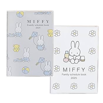 mimiページ Amazon.com: Kutsuwa MF865B Miffy Family Planner, 2025, B6