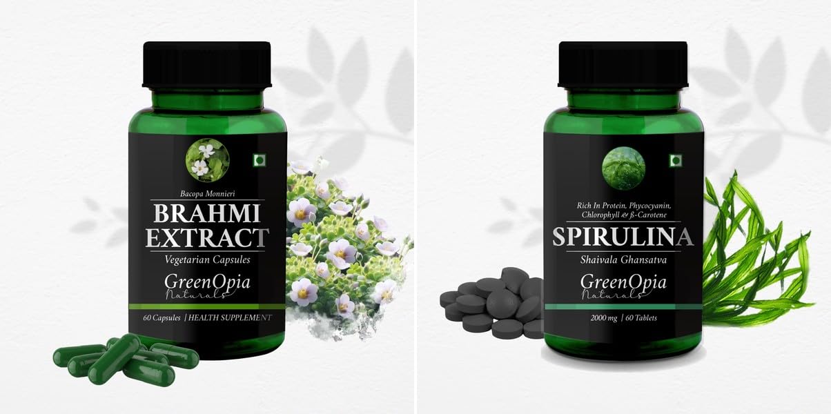 Brahmi Spirulina Wellness Daily Vitality 60 CAPSULES-image-41