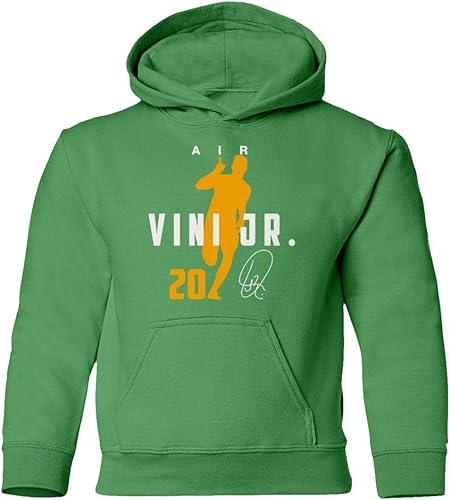 KING THREADS Brazil Football Air Vini Jr 2022 - Sudadera con capucha para fanáticos del fútbol mundial