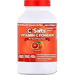 C-Salts Vitamin C Powder Supplement - 100% Pure High Dose Buffered Vitamin C Powder for Immune Support - Organic, Sugar-Free, Vegan, Non-GMO, Stomach-Friendly, Blood Orange 26oz