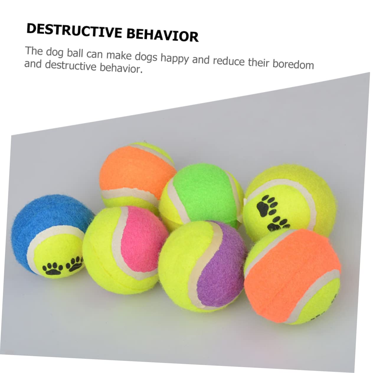 Garneck 16pezzi Palline Di Gomma Per Cani Palline Interattive Da Masticare Giocattoli Per Di Resistente Ai Morsi Cadute Facile Da Pulire e Trasportare