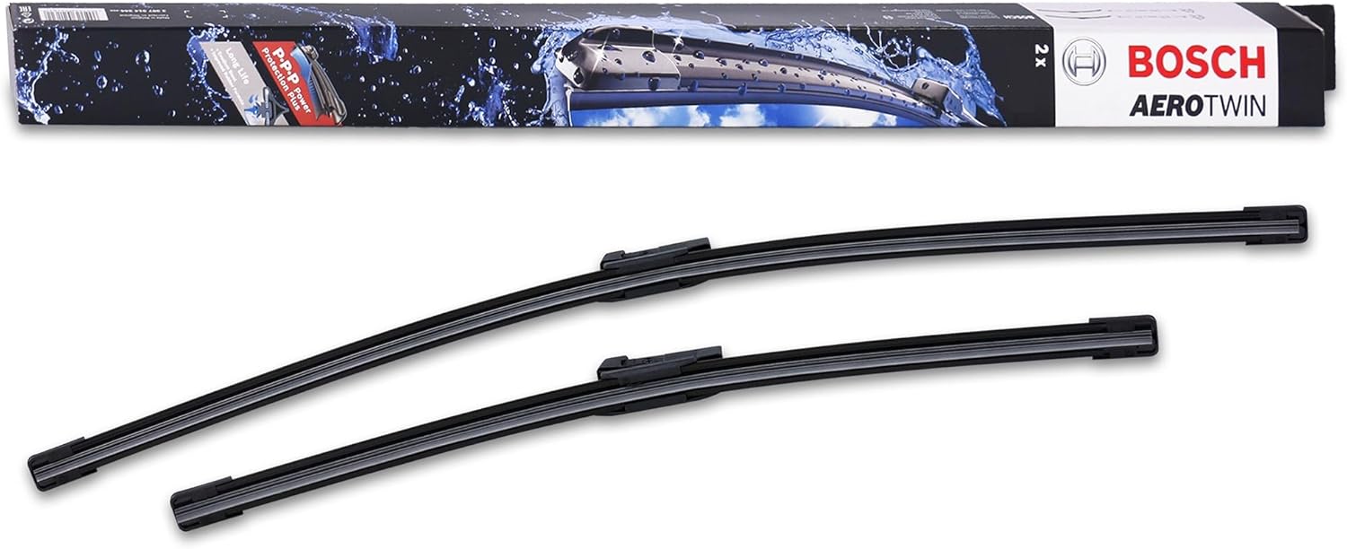 Bosch Wiper Blade Aerotwin A863S, Length: 650mm/450mm – Set of Front Wiper Blades - Only for Left-Hand Drive (EU)