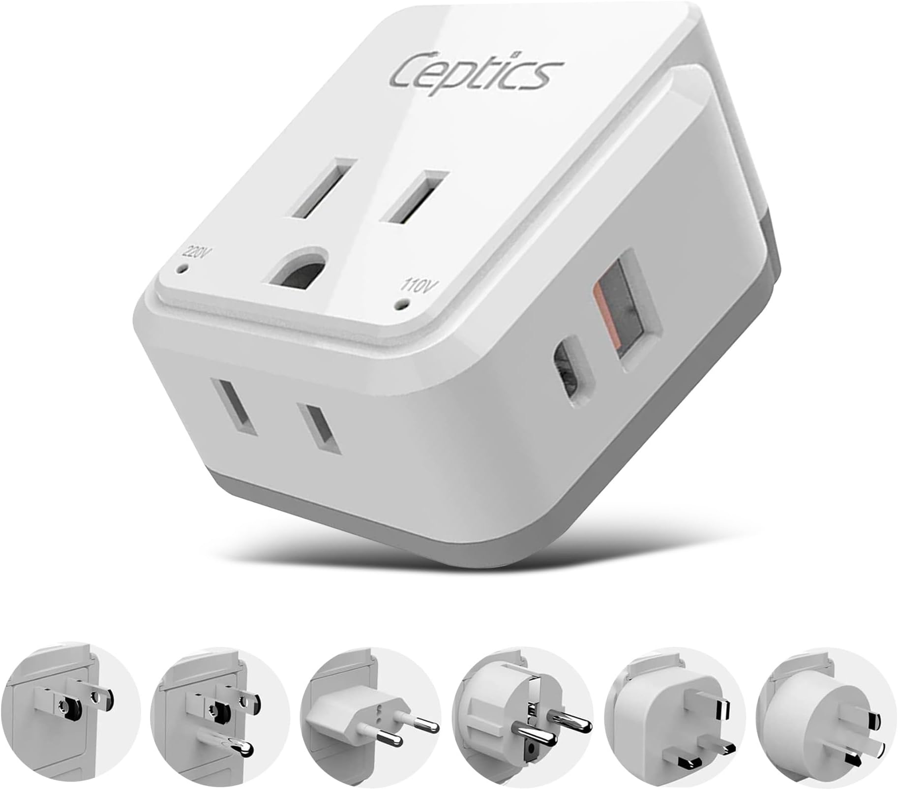 2 Outlet + 2 USB