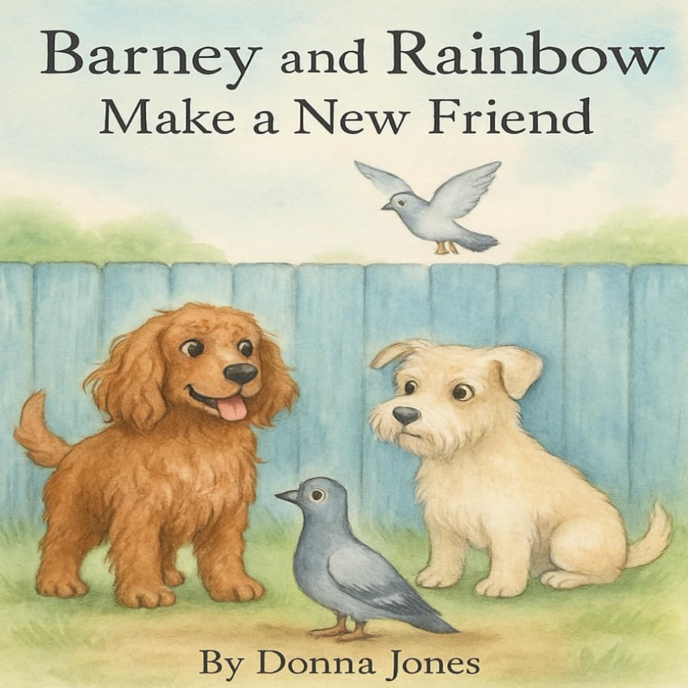 Barney and Rainbow make a new friend.