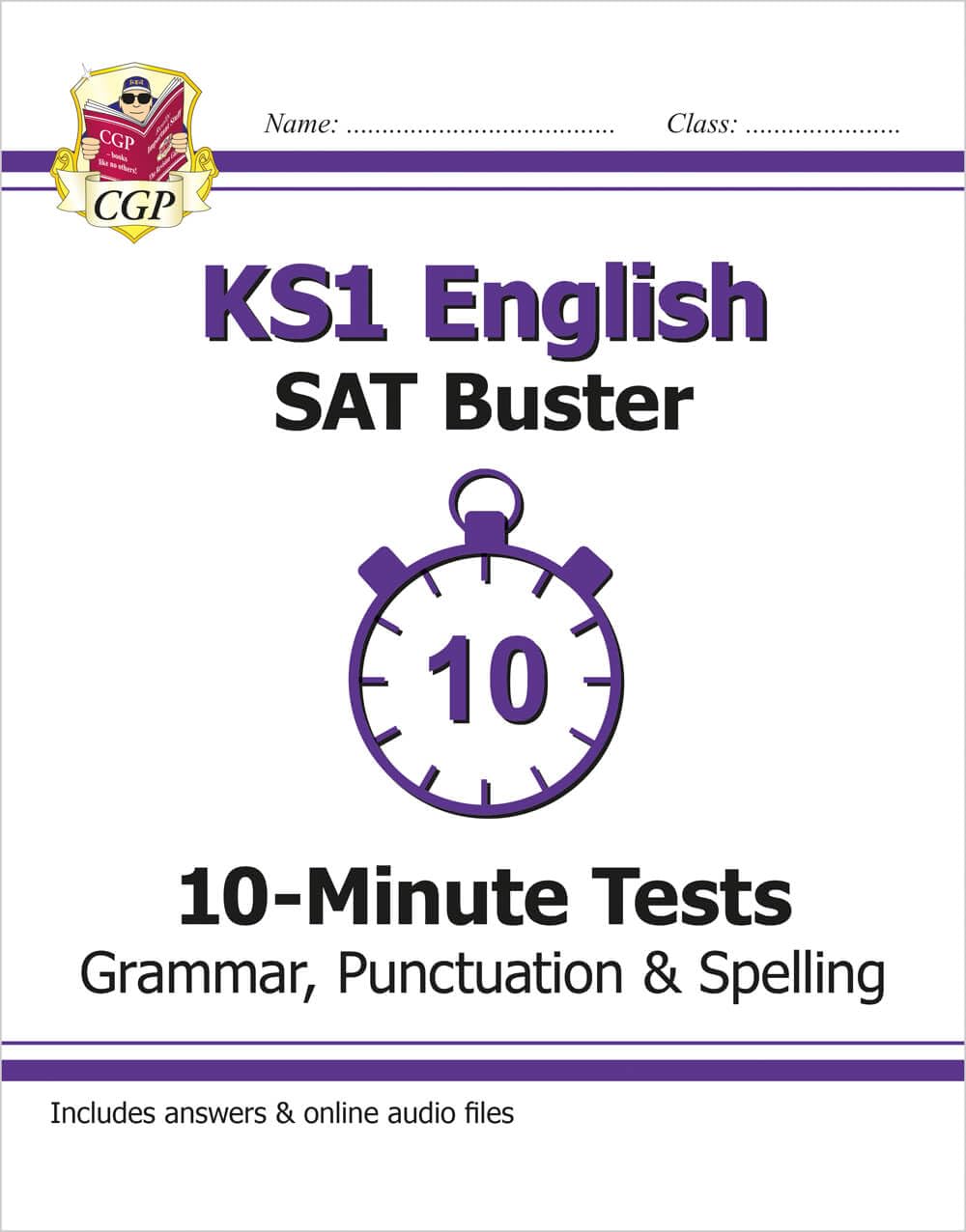 KS1 English SAT Buster 10-Minute Tests: Grammar, Punctuation & Spelling (for end of year assessment) (CGP KS1 SATS)
