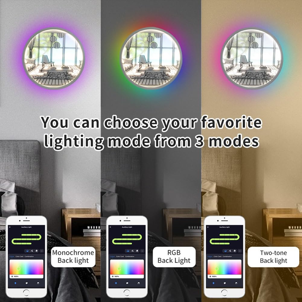 AVCULT Light Up Painting, RGB Wall Sconce,Dimming Wall Artwork Lamp, Wall Lighting Painting Decoration, Wall Mounted Lamps,Remote Control Ambience Lights, Life Home Decor LED Painting