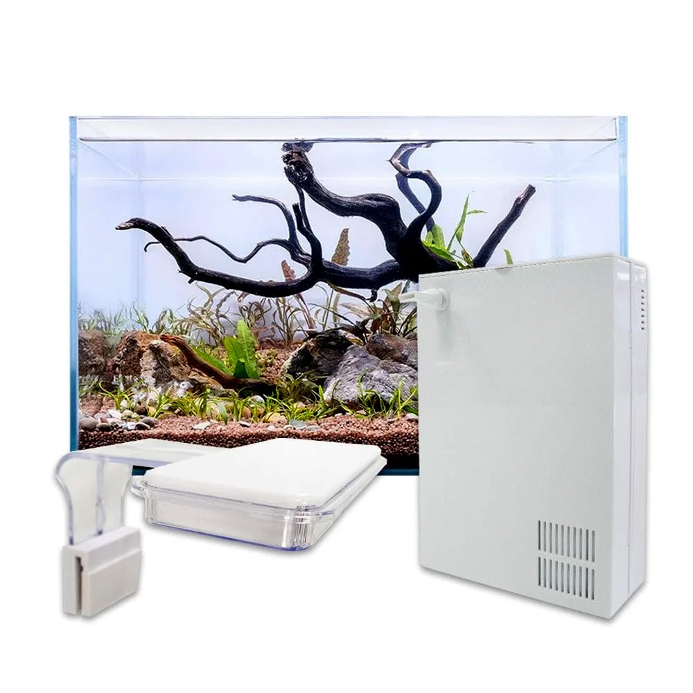 Swell Glass Fish Tank Aquarium Kit 30-60cm (50cm - 40L) LED Light - Filter Included