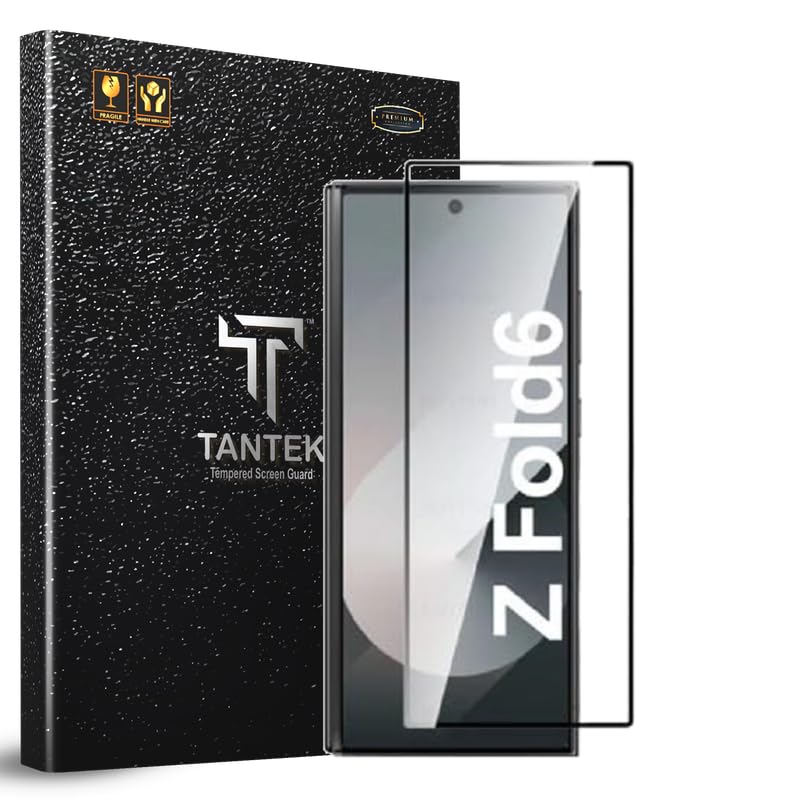 Image of TitanGuard Tempered Glass Screen Protector Guard for Samsung Galaxy Z Fold 6-9H Hardness, Military Grade, Anti-Static, Easy Installation Kit - 1 PACK