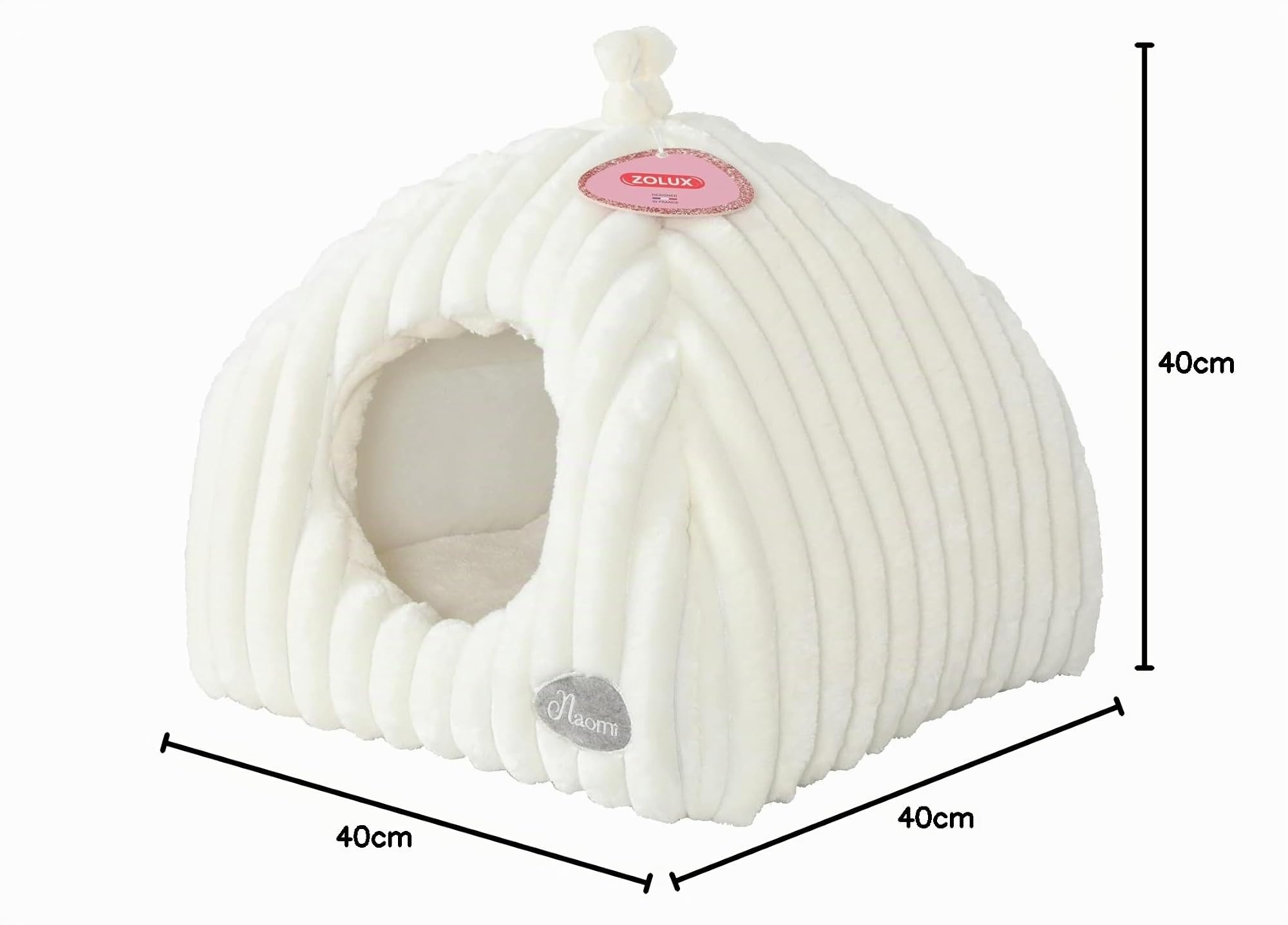 ZOLUX Naomi Igloo matelassé Beige 40 cm