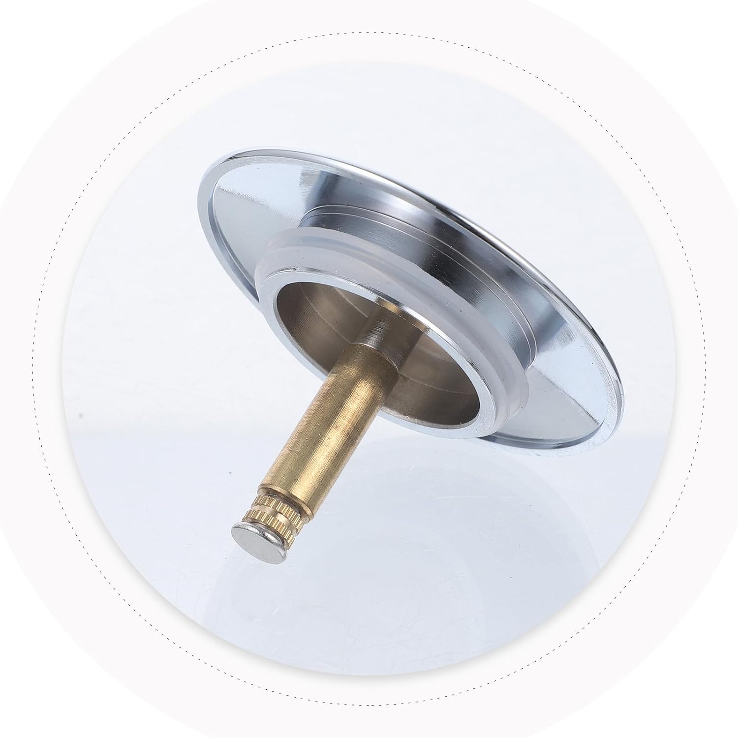 Bath Drain Plug Tub Stopper Brass Umbrella Seal Rotatable Bathtub Drain Stopper Replacement Accessories