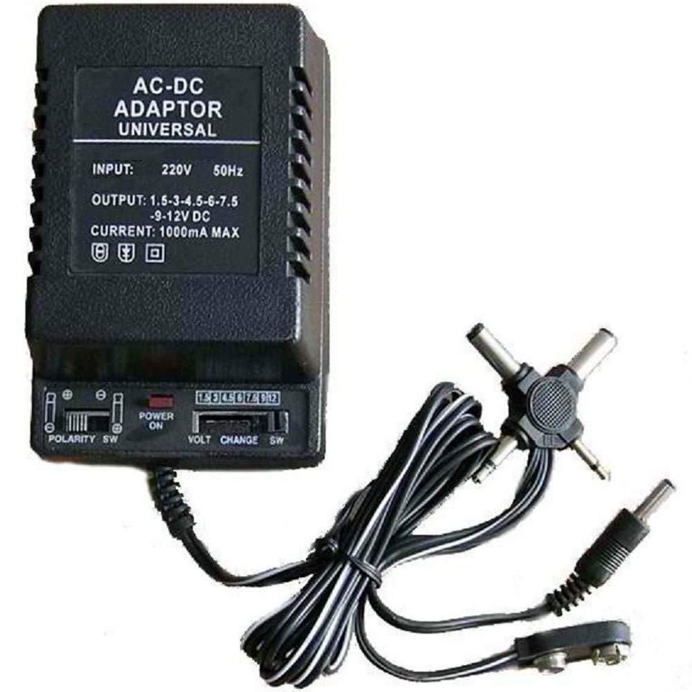 TRASFORMATORE Alimentatore Universale 1000mA da 1.5V A 12V 1000mA