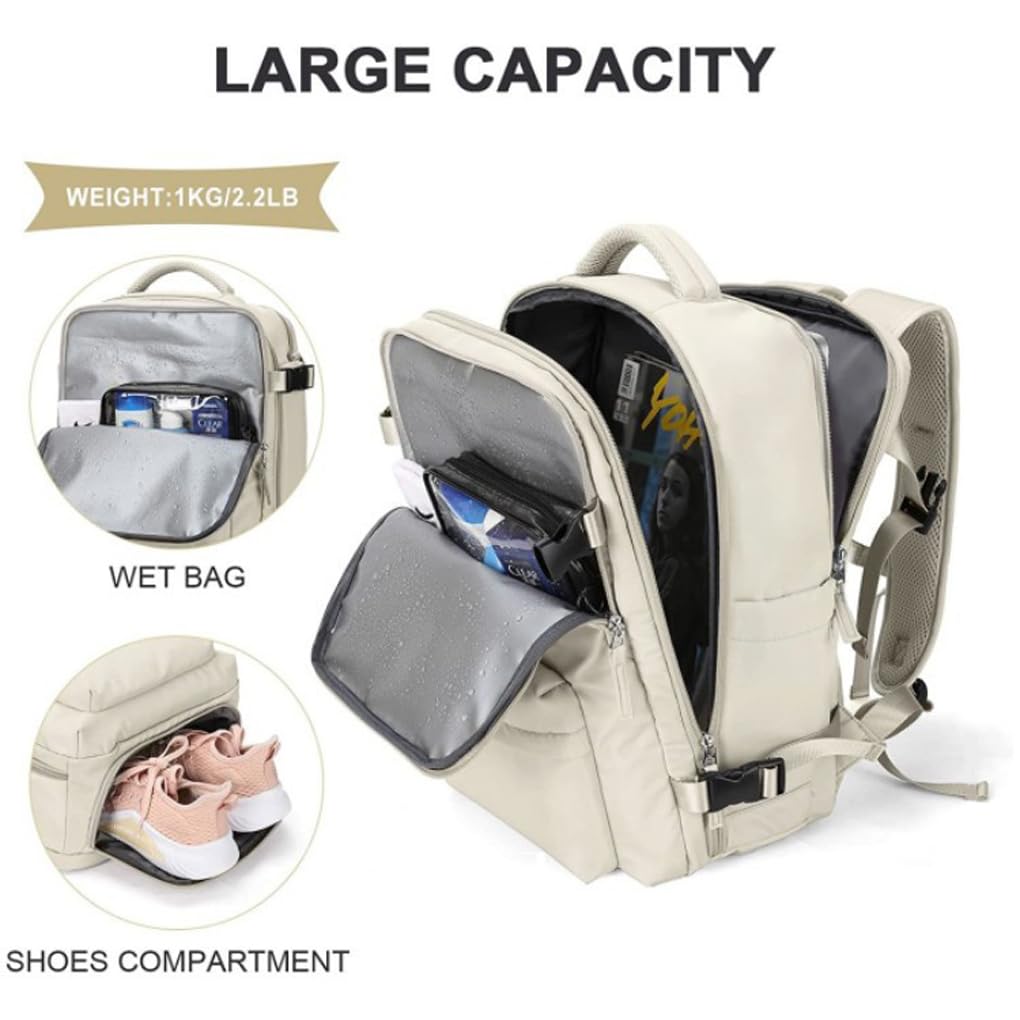Porta con te gli oggetti essenziali comodamente con lo zaino leggero Zaino in poliestere di grande capacità da trasporto semplice