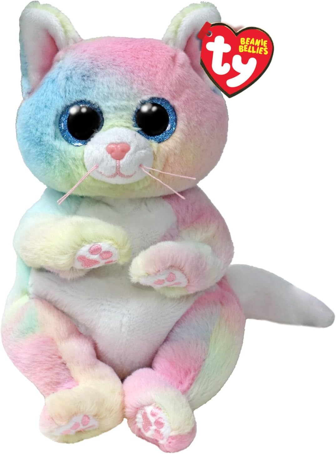 Jenni Cat Beanie Bellies Regular 14cm - Squishy Beanie Baby Soft Plush Toys - Collectible Cuddly Stuffed Teddy