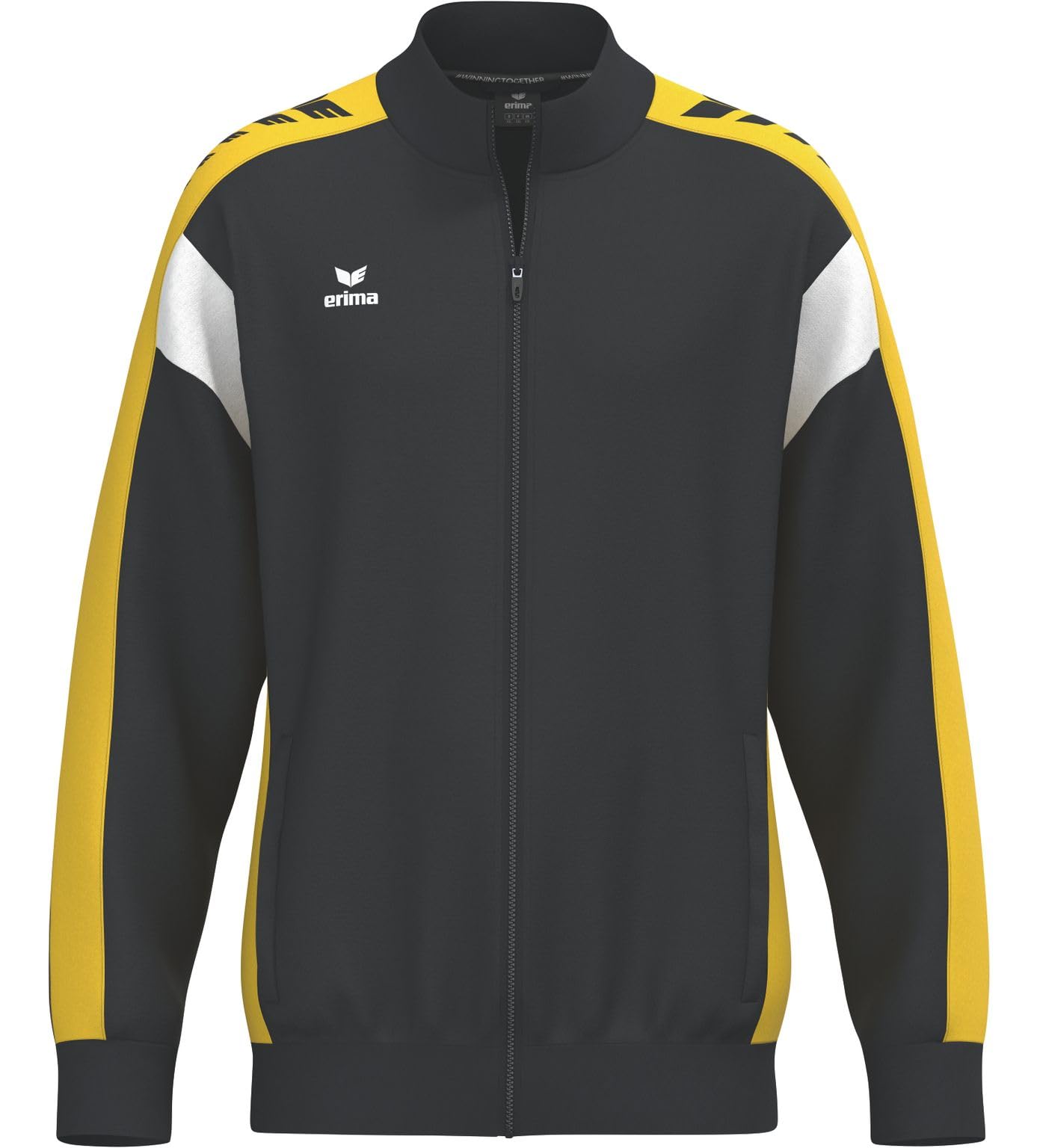 Erima Unisex Celebrate 125 Training Jacket (1032598), black/yellow, M