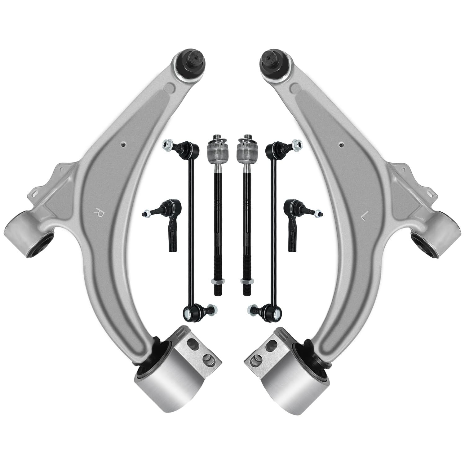 HAWK BROTHER Control Arm, Replacement For Control Arm With Ball Joint Sway Bar Outer Inner Tie Rod Compatible With 2011-2016 Chevrolet Cruze, 2011-