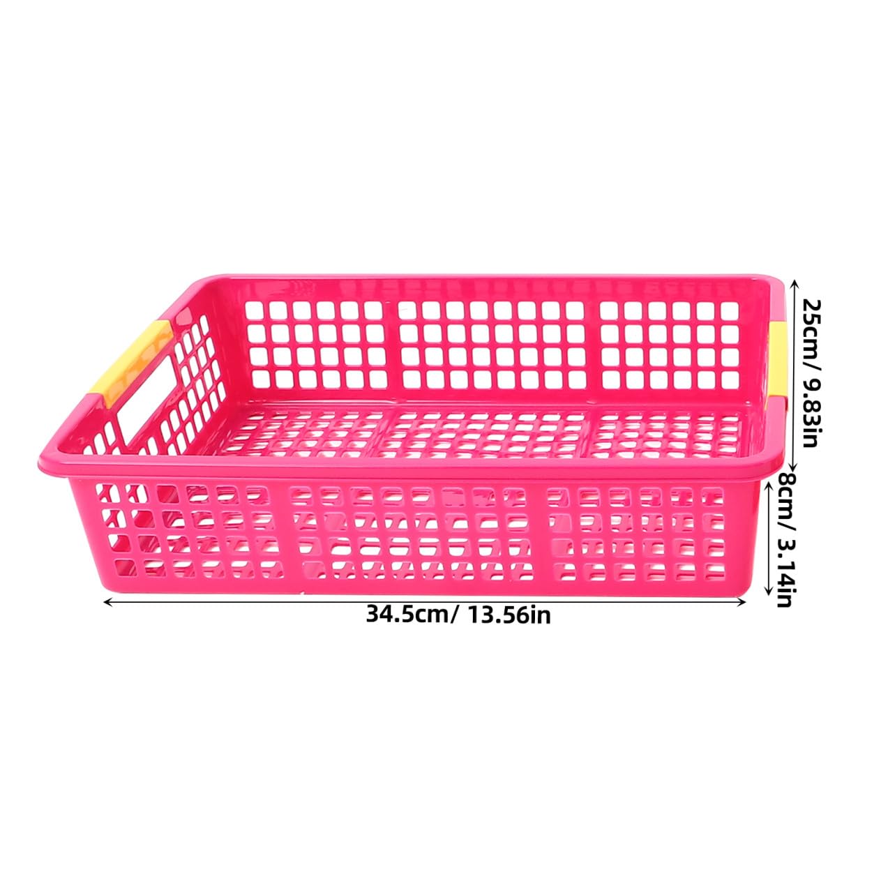 PRETYZOOM 6 Piezas Cestas de Almacenamiento Apilables de Plástico Organizador Multifuncional