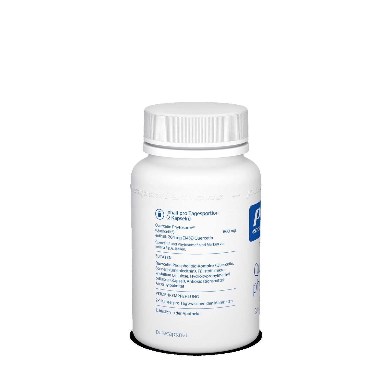 Pure Encapsulations - Quercetin phytosorb - Hochwertiger Pflanzenstoff - Aus japanischem Schnurbaum-Extrakt - - 60 vegane Kapseln