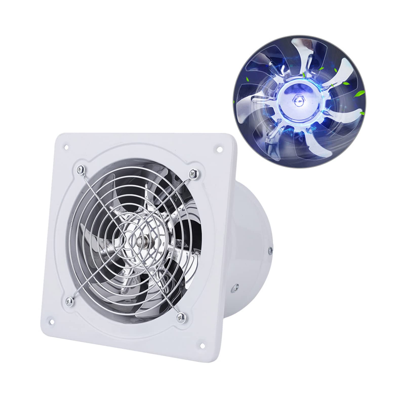 4 Hüvelykes Segédprogram Ventilátor, 220 V Kipufogóventilátor, Alacsony Zajú Ventilátor