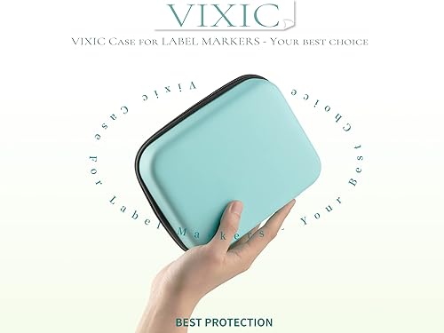 Miniatura 5 de Vixic P3200 with Case for D1600 P3200, Carrying Bag Compatible Label Makers P3200 Label Maker Machine,Storage Holder for Labeler Makers