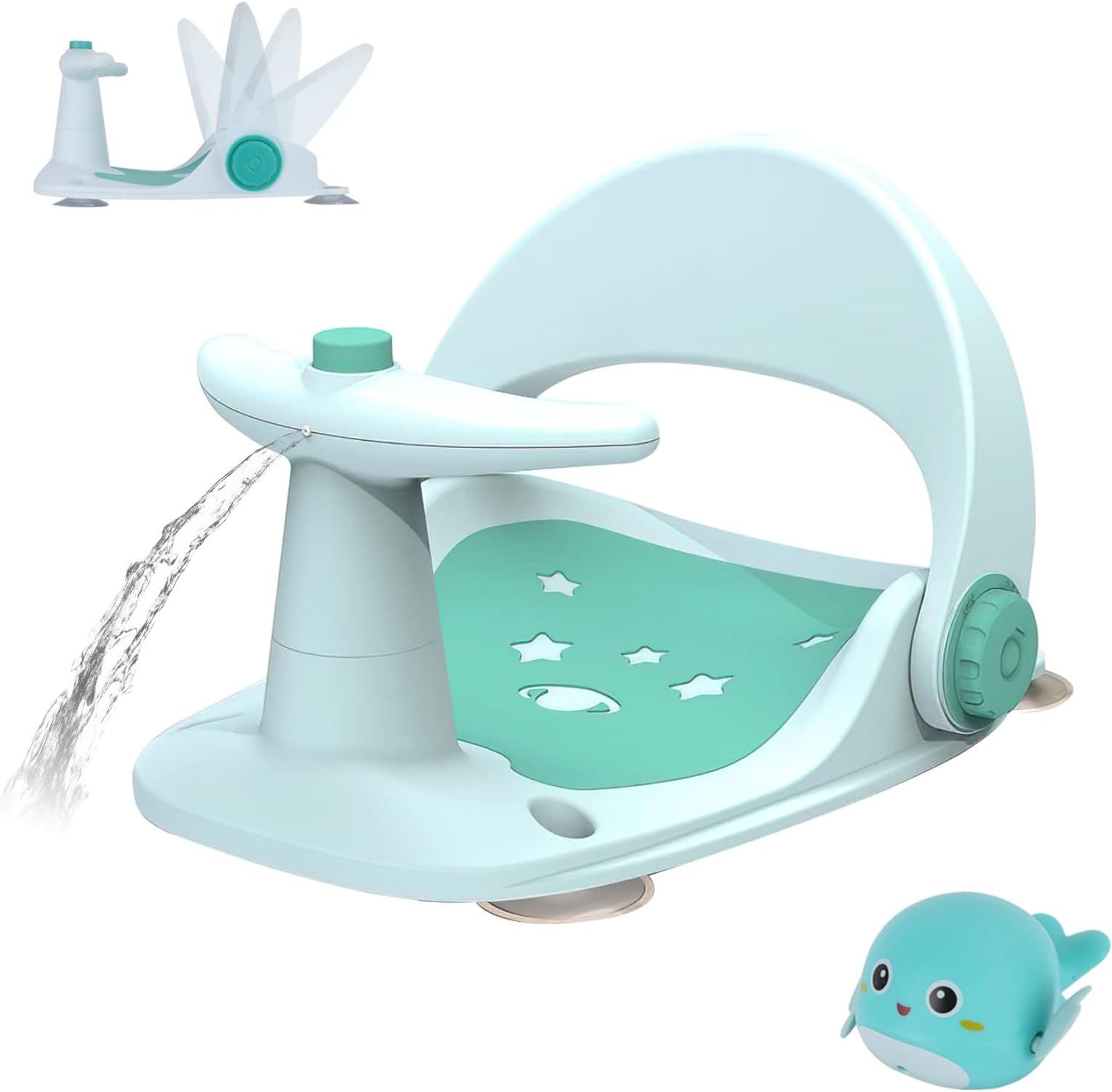 Summer Infant My Bath Seat Soft Support, Gray Baby