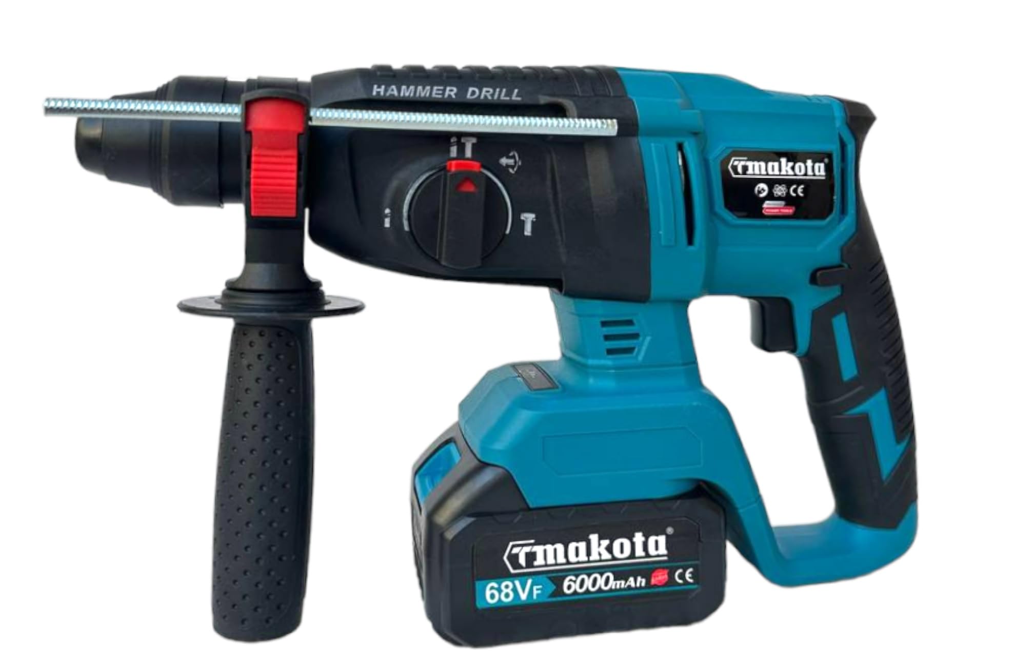 Kit 4 in 1 Trapano Avvitatore con Percussione + Flex Smerigliatrice Angolare + Svitabulloni Avvitatore impulsi + Martello Tassellatore SDS-PLUS Due Batterie da 68V Motore Brushless e Valigetta