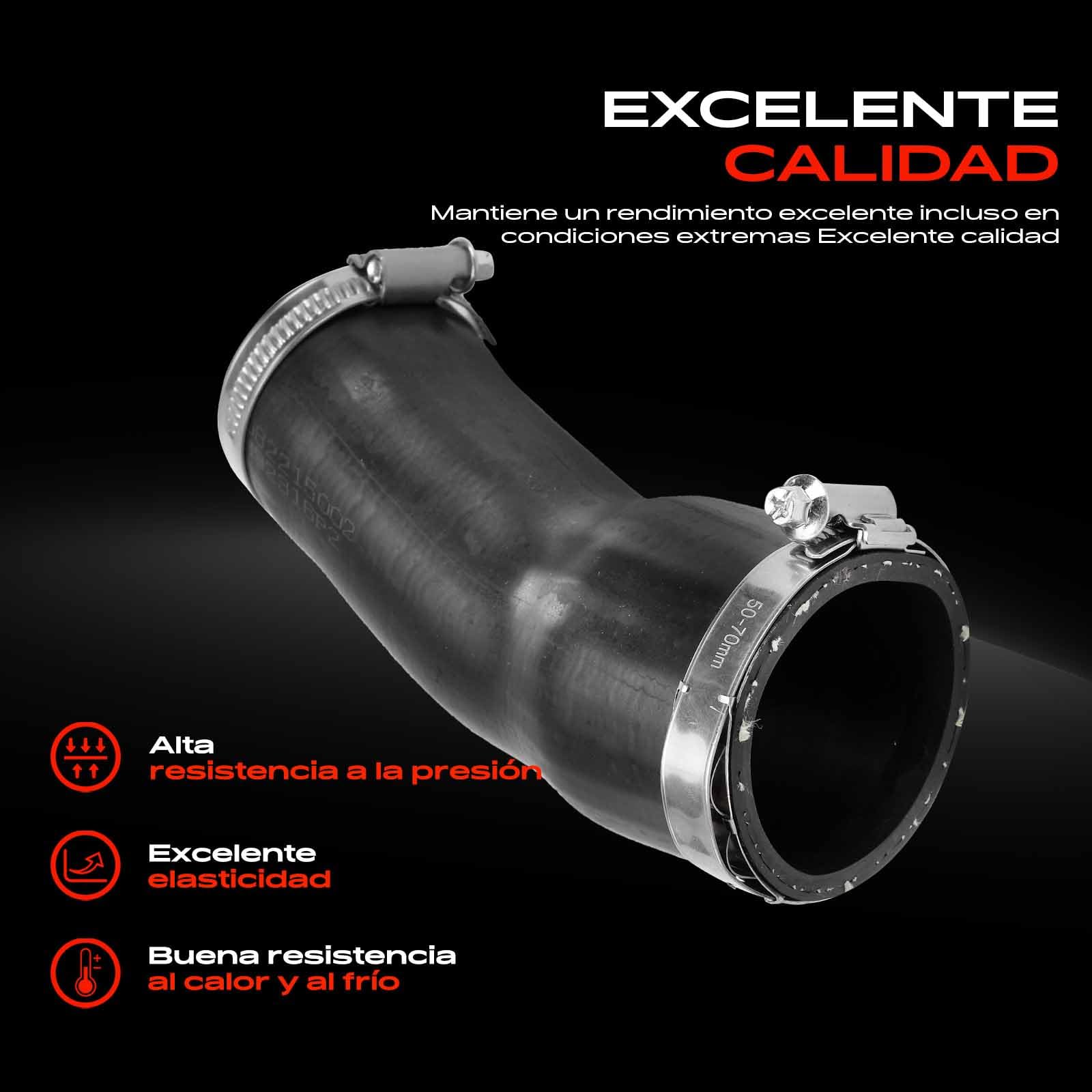 Frankberg Manguera de aire de carga Manguera Turbo Compatible con Serie 1 E87 118d 120d 2004-2011 Replace# 11617792316-2